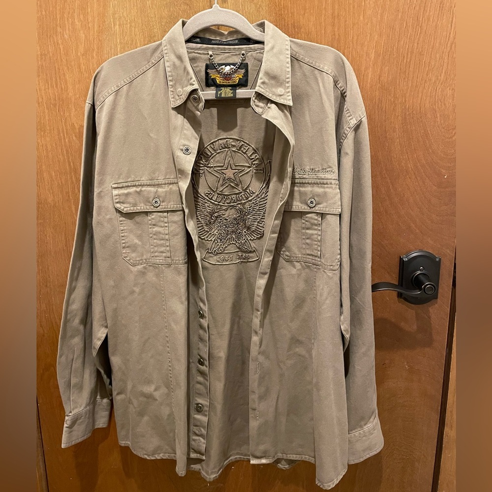 Men’s Harley Davidson button down